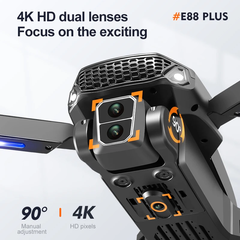 New E88 Plus Quadcopter Drone: - Drone Battery Case recension och pris